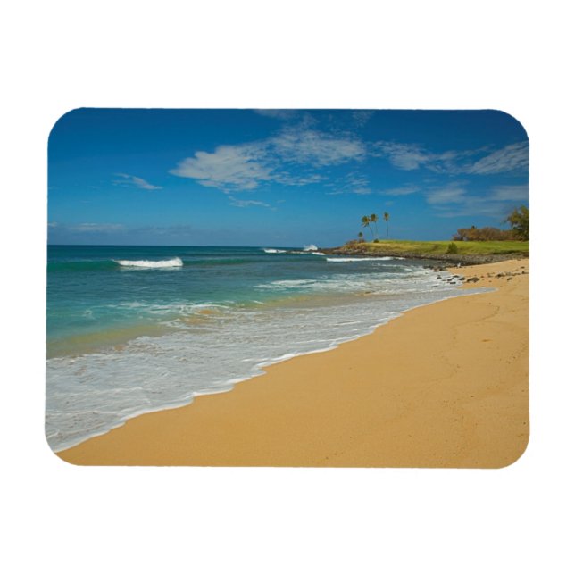 USA, Hawaii, Molokai Island, Three Mile Beach Magnet (Horizontal)