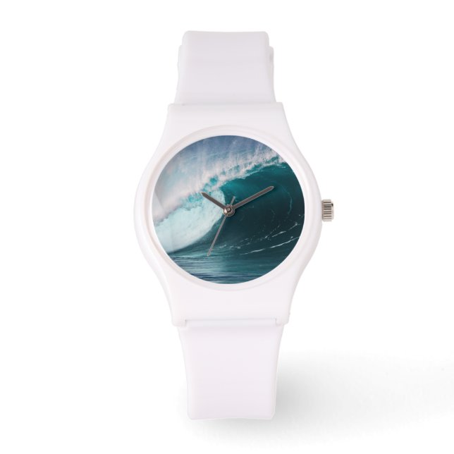USA, Hawaii, Oahu, Große Wellen Armbanduhr (Vorderseite)