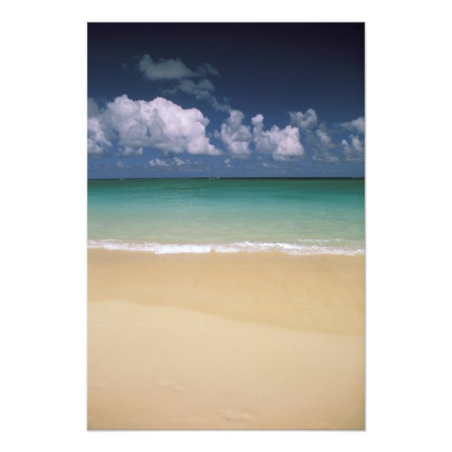 USA, Hawaii. Strand-Szene Fotodruck (Vorne)