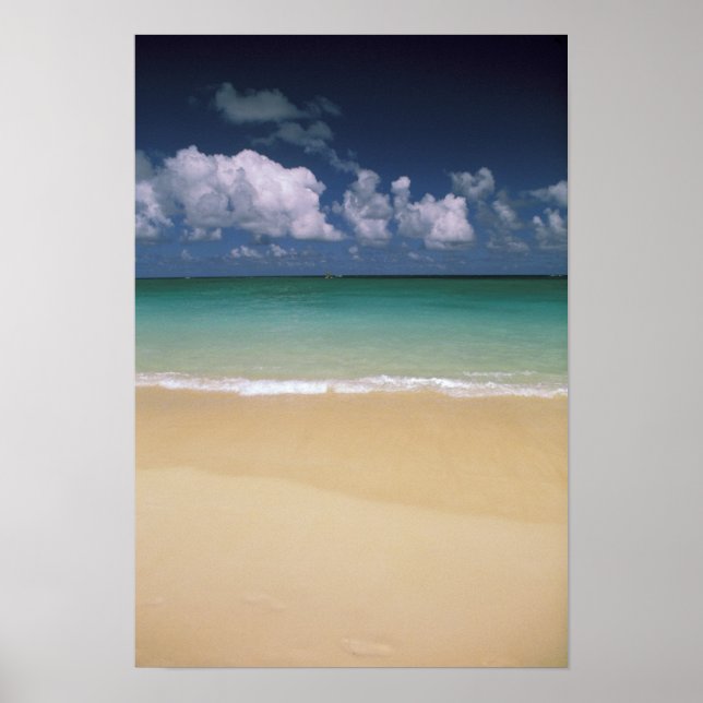 USA, Hawaii. Strand-Szene Poster (Vorne)