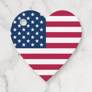 USA Heart Personalisiert Geschenkanhänger
