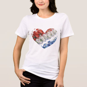"USA Herz" Tri-Blend Shirt