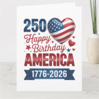 USA Herzen 1776 2026 4. Juli