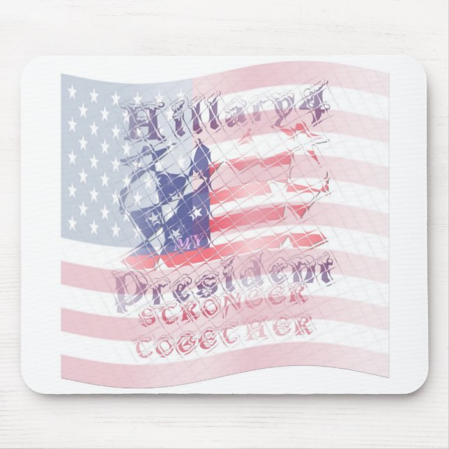USA Hillary 4 President Mousepad (Vorne)