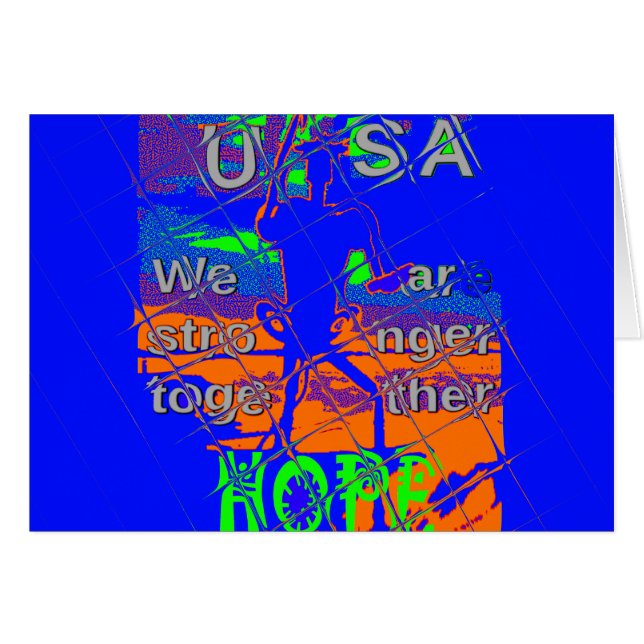 USA Hillary Hope We more (Vorderseite (Horizontal))