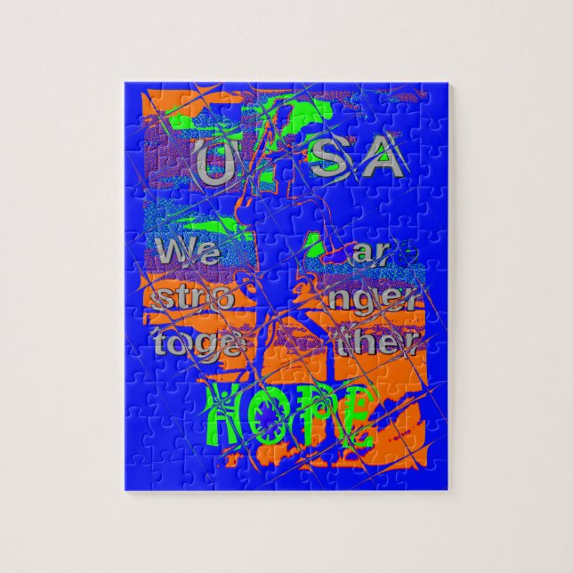 USA Hillary Hope We more (Vertikal)