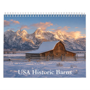 USA Historic Barns Kalender