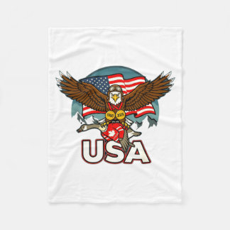 USA Hockey 2026 USA Beat Canada Eagle Fleecedecke