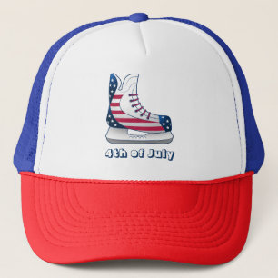 USA-Hockey-Schlittschuhe Truckerkappe