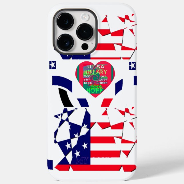 USA Hope Beautiful Phantastisch National Flag Desi Case-Mate iPhone 14 Pro Max Hülle (Rückseite)