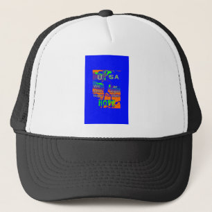 USA Hope Strong Together - A Patriotic Tapestry Truckerkappe