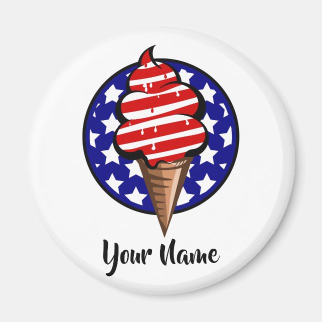 USA ICECREAM ALL SHIRT MAGNET (Vorne)