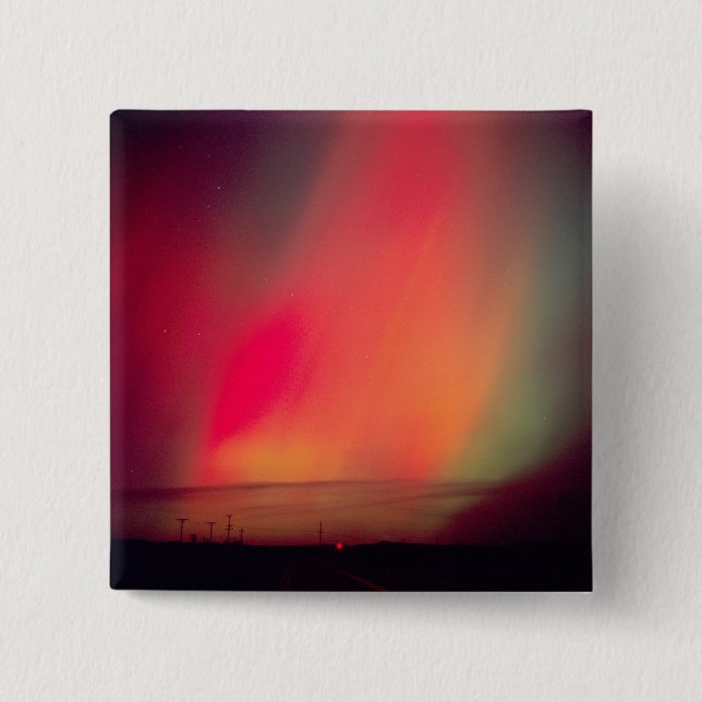 USA, Idaho. Aurora borealis, Nordlichter am Button (Vorderseite)