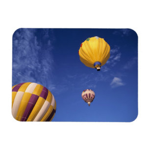 USA, Idaho, Teton Valley. Heißluftballons Magnet