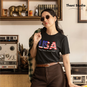 USA Ihre Stimme Ihre Stimme Wahlpolitik Frauen Tri-Blend Shirt