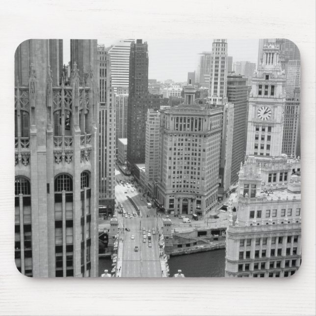 USA, IL, Chicago, Loop from Hotel Mousepad (Vorne)