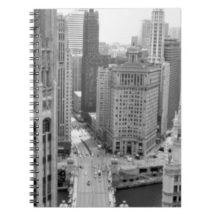 USA, IL, Chicago, Loop from Hotel Notizblock