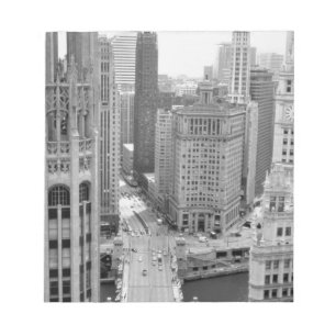 USA, IL, Chicago, Loop from Hotel Notizblock