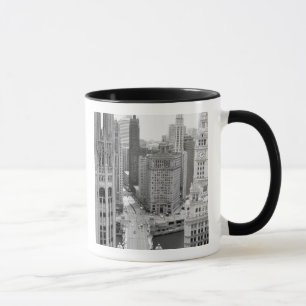 USA, IL, Chicago, Loop from Hotel Tasse