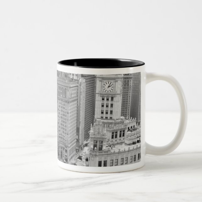 USA, IL, Chicago, Loop from Hotel Zweifarbige Tasse (Rechts)