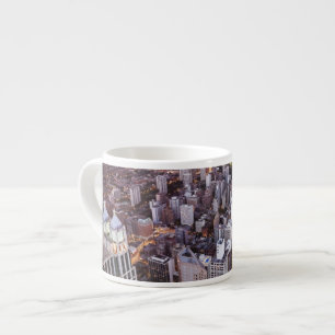 USA, Illinois, Chicago, Luftaufnahme von See Espressotasse