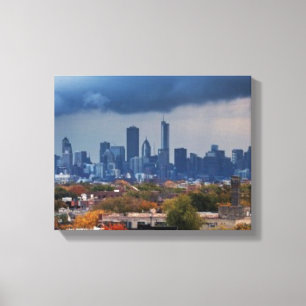 USA, Illinois, Chicago, Stadtbild Leinwanddruck