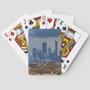 USA, Illinois, Chicago, Stadtbild Spielkarten
