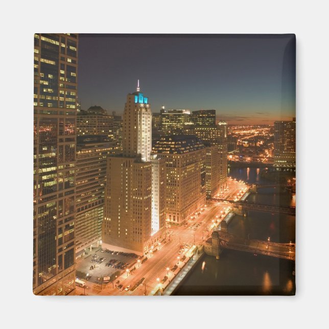 USA, Illinois, Chicago: The Loop: Gebäude Magnet (Vorne)