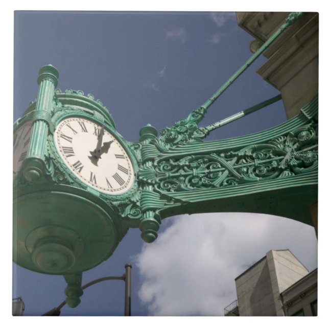 USA, Illinois, Chicago: The Loop: North State Fliese (Vorderseite)