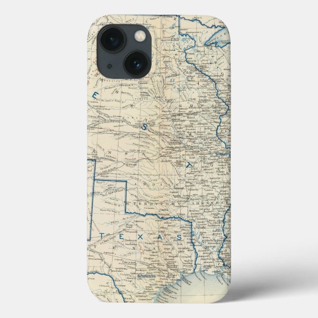 USA im Dezember 1860 Case-Mate iPhone Hülle (Rückseite)