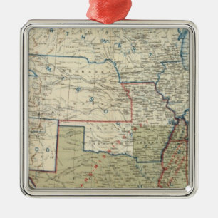 USA im Dezember 1863 Silbernes Ornament