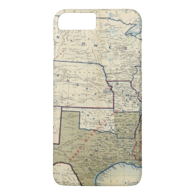 USA im Juni 1864 Case-Mate iPhone Hülle (Rückseite)