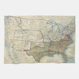 USA im Juni 1864 Küchentuch