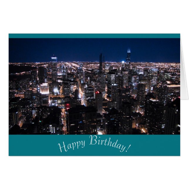 USA Image for American Birthday Grußkarte (Vorderseite (Horizontal))