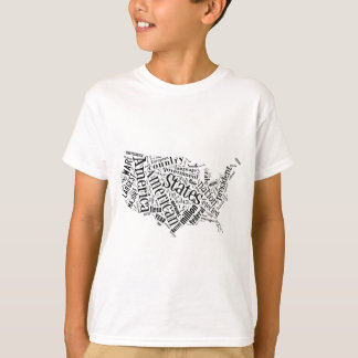 USA in Tagxedo T-Shirt