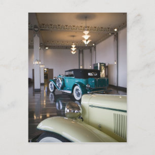 USA, Indiana, Auburn: Auburn, Cord, Duesenberg 8 Postkarte