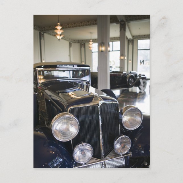 USA, Indiana, Auburn, Cord, Duesenberg 6 Postkarte (Vorderseite)