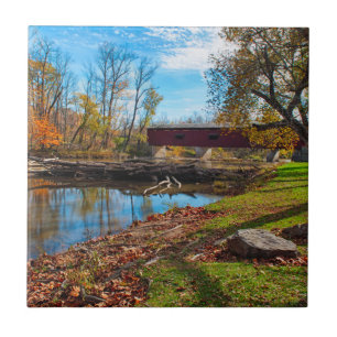 USA, Indiana, Cataract Falls State Recreation Fliese