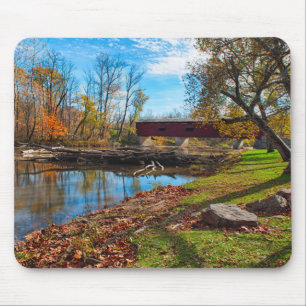 USA, Indiana, Cataract Falls State Recreation Mousepad