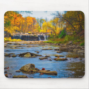 USA, Indiana. Cataract Falls State Recreation Mousepad