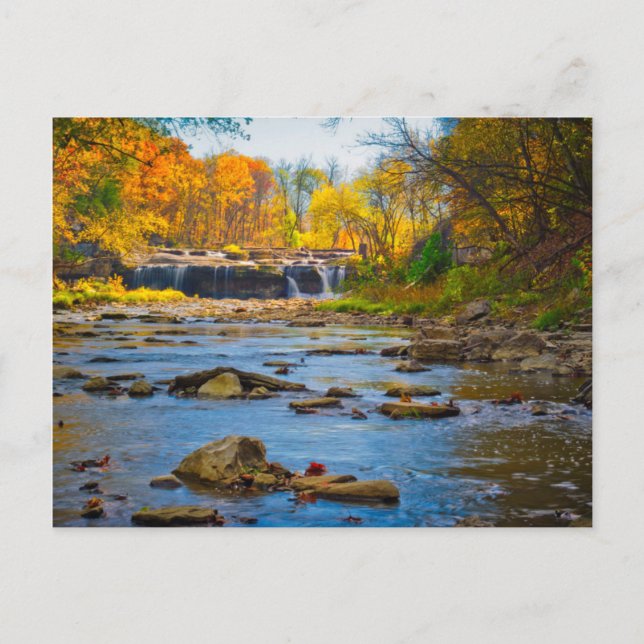 USA, Indiana Cataract Falls State Recreation Postkarte (Vorderseite)
