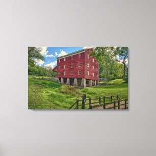 USA, Indiana, Cutler. Adams-Mühle Leinwanddruck