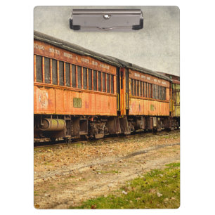 USA, Indiana. Das North Mudson Eisenbahnmuseum Klemmbrett