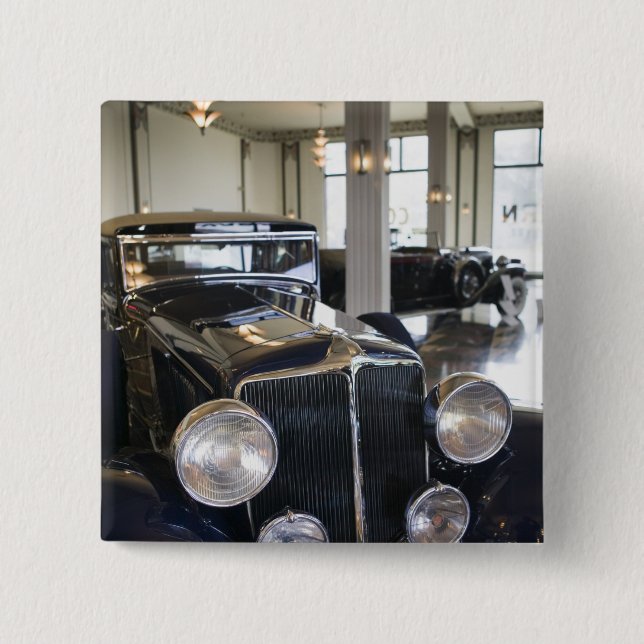 USA, Indiana, kastanienbraun: Kastanienbraun, Button (Vorderseite)
