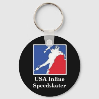 USA Inline Speedskater Schlüsselanhänger