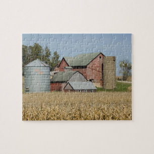 USA, IOWA, Froelich: Alte Farm