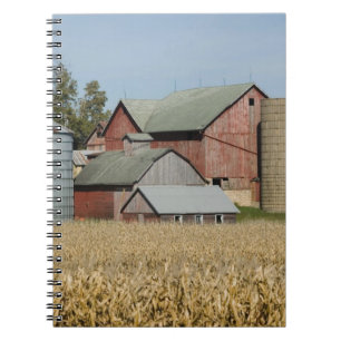 USA, IOWA, Froelich: Alter Bauernhof Notizblock