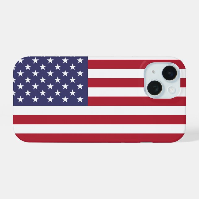 USA iPhone 15 HÜLLE (Rückseite (Horizontal))