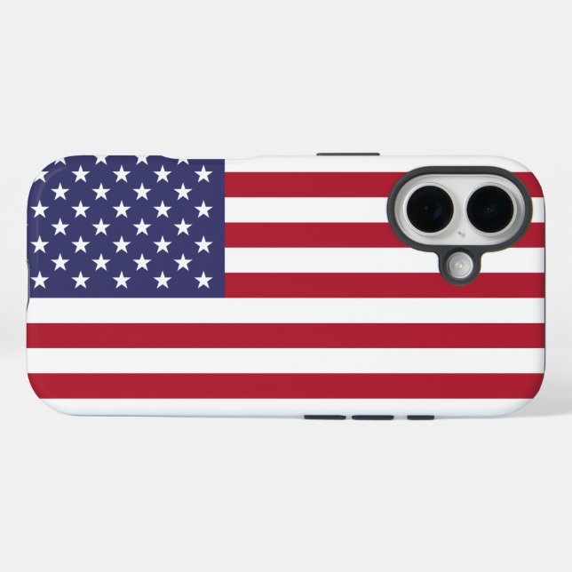 USA iPhone 16 HÜLLE (Rückseite (Horizontal))