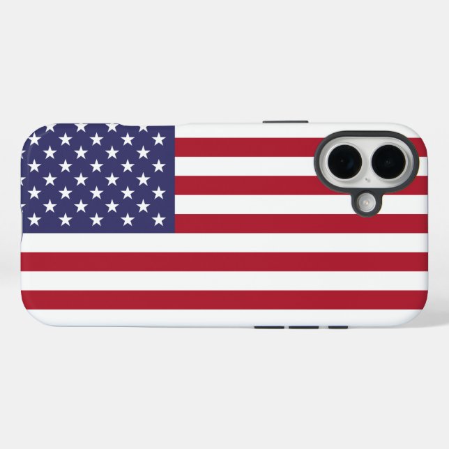 USA iPhone 16 PLUS HÜLLE (Rückseite (Horizontal))